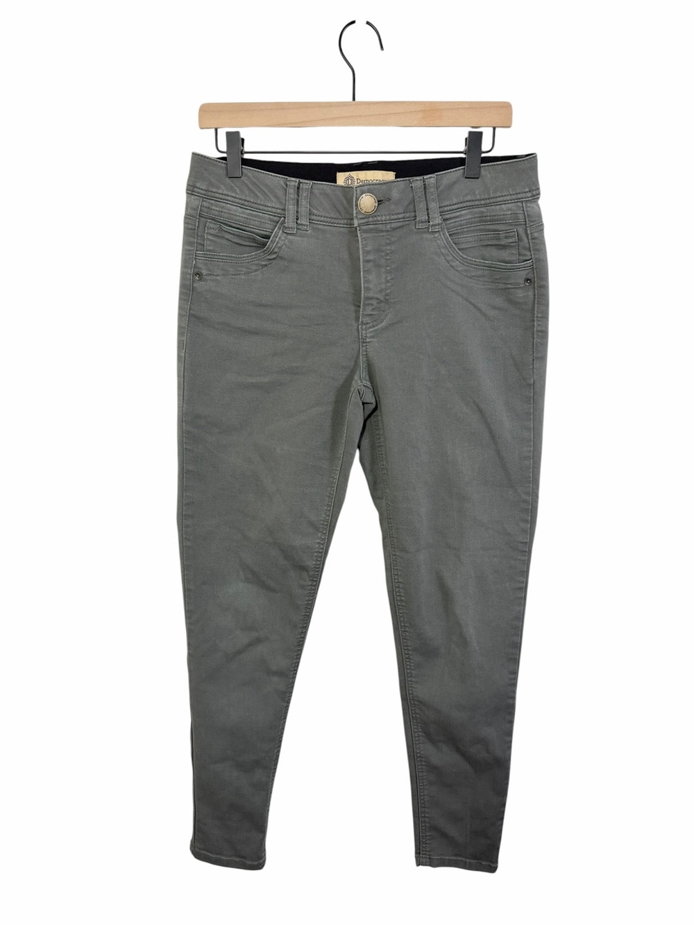 Democracy Ab Technology Size 8 Gray Skinny Jeans
